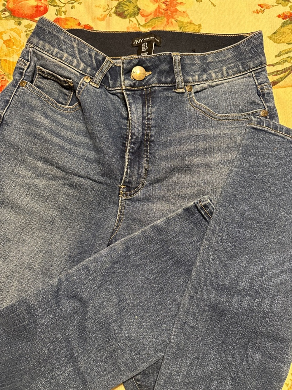 Jones New York Women’s Mid Blue Skinny Jeans